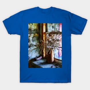 Dried Flowers on Windowsill T-Shirt